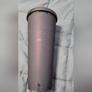 Starbucks Charcoal Black Tumbler with Straw